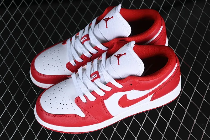 All categories Air Jordan Jordan series basketball shoes Air Jordan 1 Low G version pure original Air Jordan 1 Low SE AJ1 Joe 1 white and red low-top cultural casual sneakers 553560-611